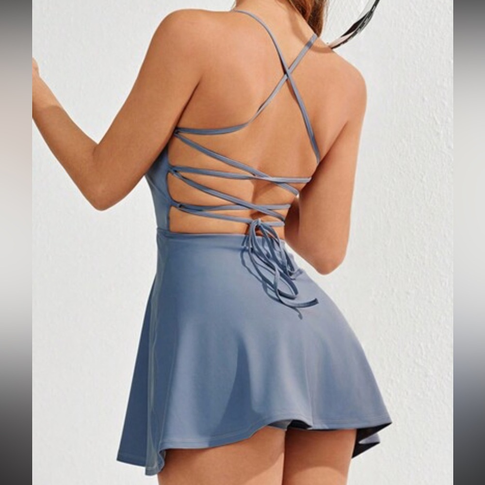 Strappy Backless Dress NWOT